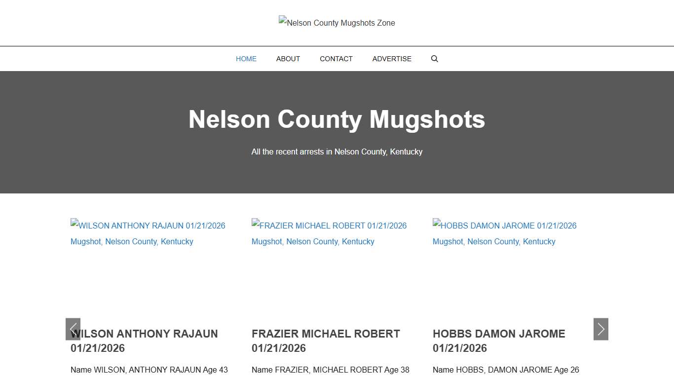 Nelson County Mugshots Zone